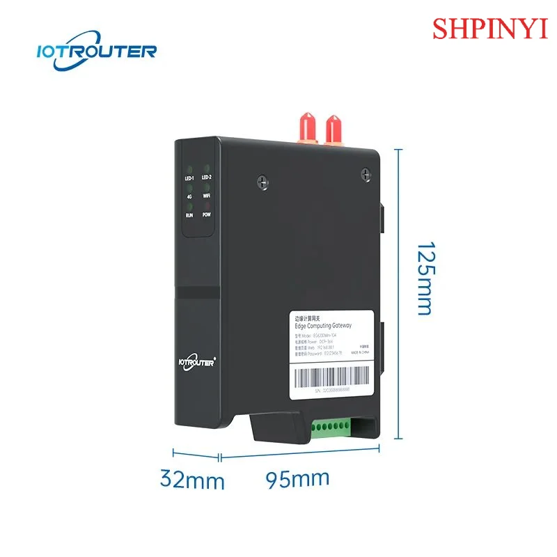 Modbus RTU para IEC104 Gateway de energia inteligente com protocolo MQTT para aplicações IoT Fornecedor 4G IEC104 MQTT Gateway industrial