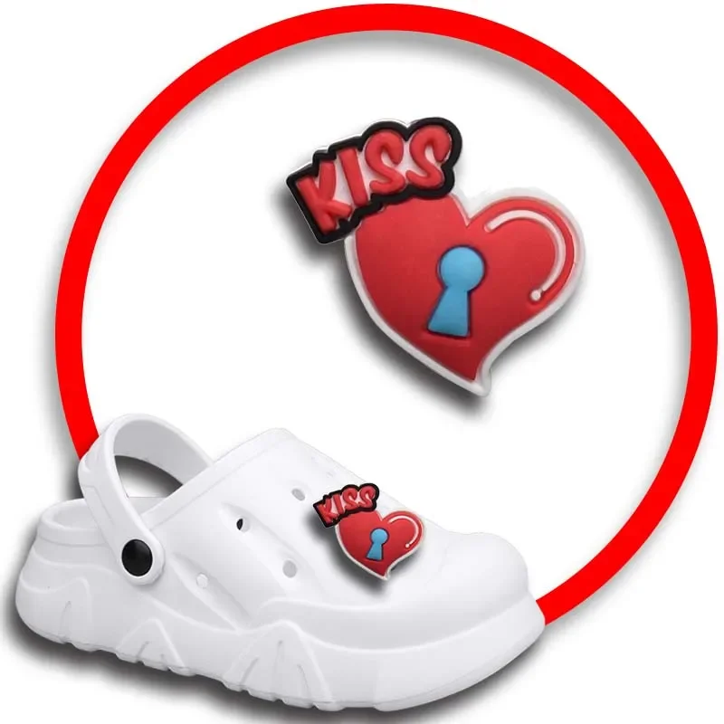 

Angel Of Love Shoe Charms for Crocs Sandals Women Clogs Pins Shoe Decorations Accessory Men Badges Girls Kids Shoes Accessories