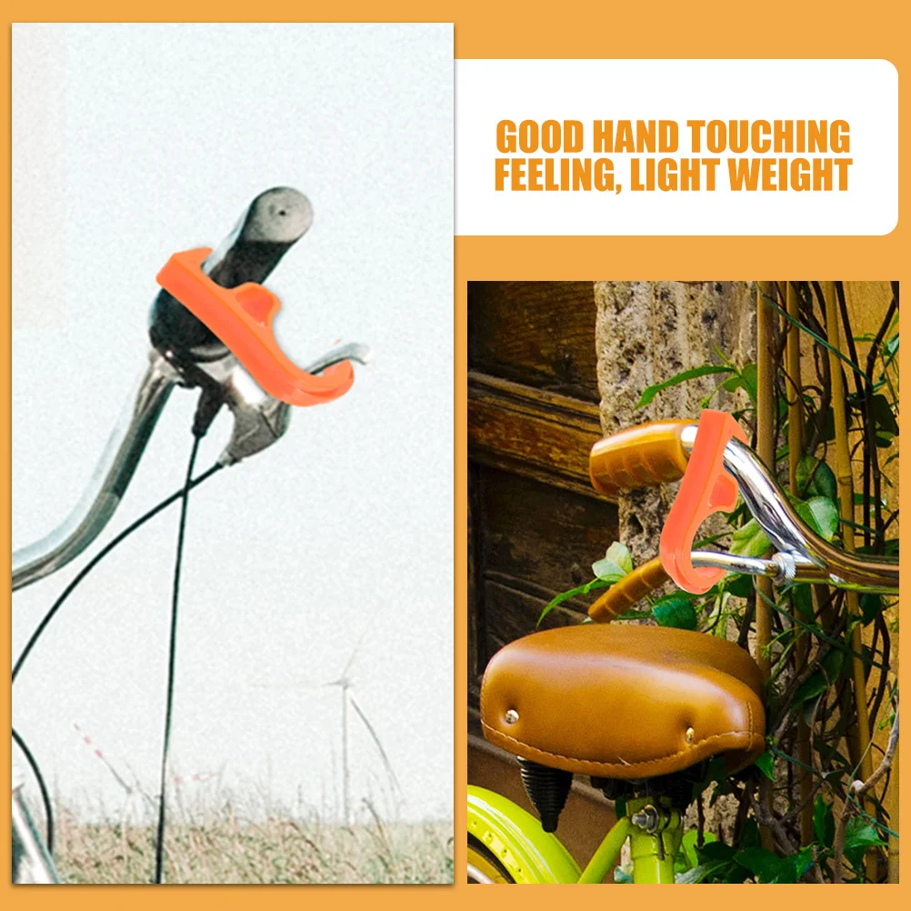 

2Pcs Motorbike Handlebar Lock Reliable Brake Lever Hook for Bicycle Safety Lock Grip Slip Resistant for Riders and Commuters