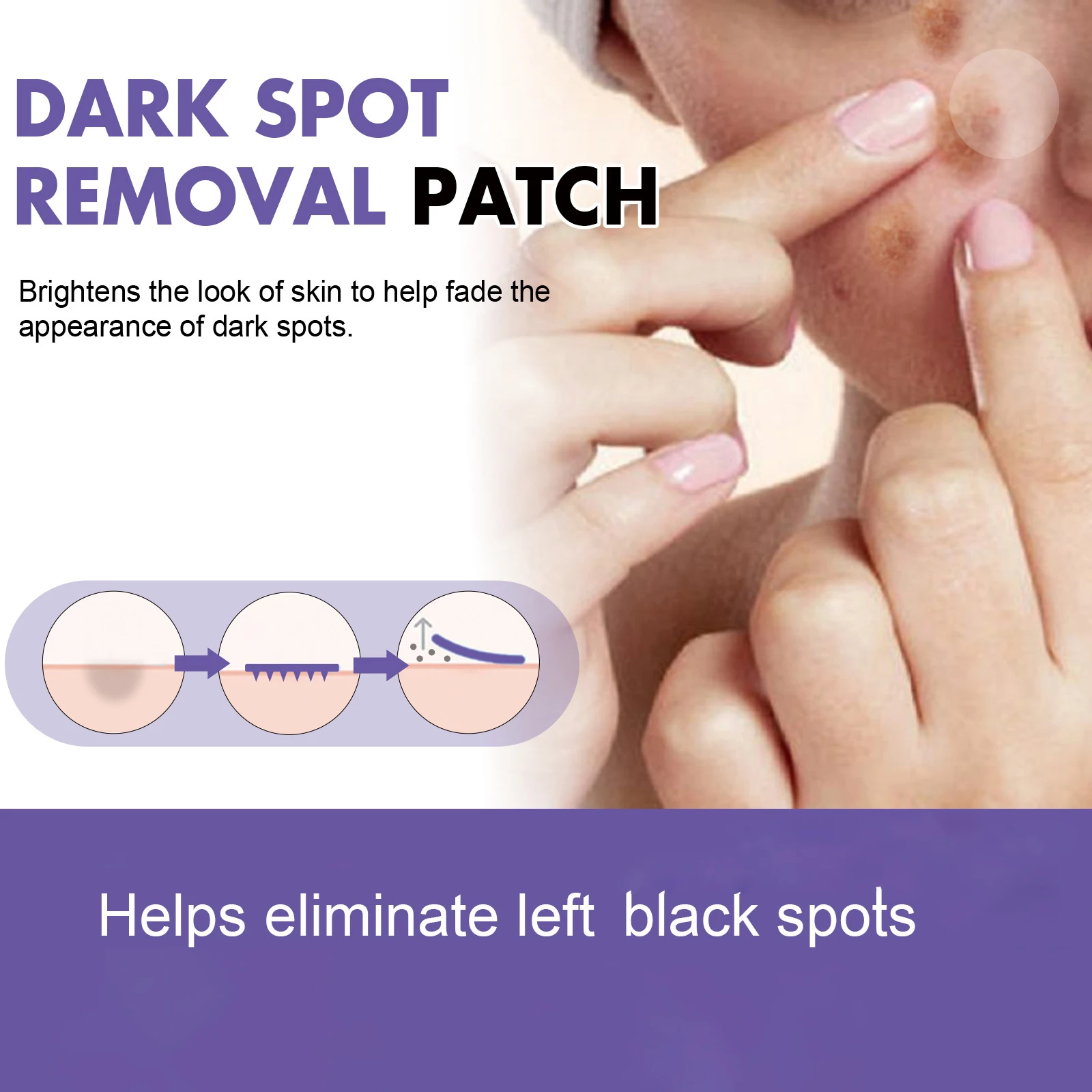 Face Spot Patches Freckle Removal Melanin Anti Pigmentation Lighten Acne Pimple Dark Tag Remover Waterproof Blemish Spot Sticker