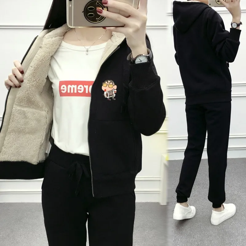 

Lamb Fleece Short Coat Autumn/Winter New Style Hoodie Versatile Plus Fleece Cardigan Hoodie Women's Top