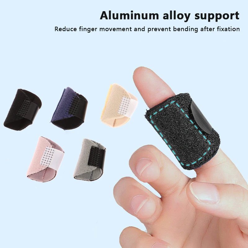 Adjustable Finger Splint Brace Built-In Aluminum Alloy Mallet Finger Brace For All Fingers Tendon Release Pain Relief