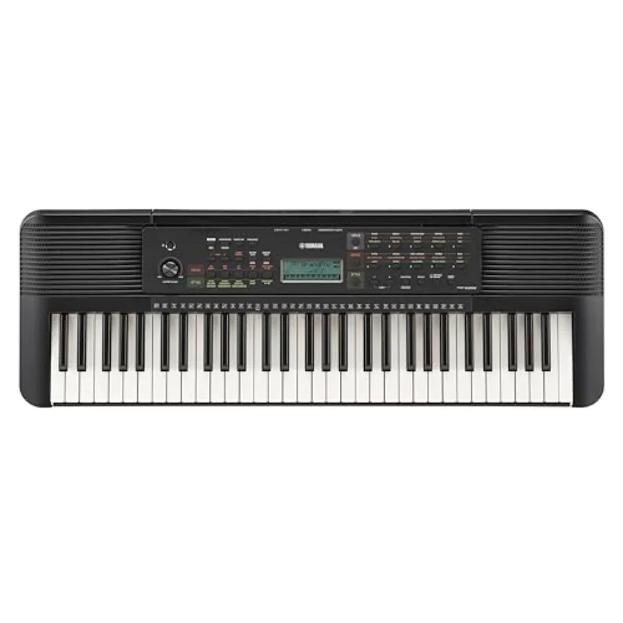 

Portable Keyboard for Beginners with Learning Tools, Music Rest and Power Adapter PSRE283
