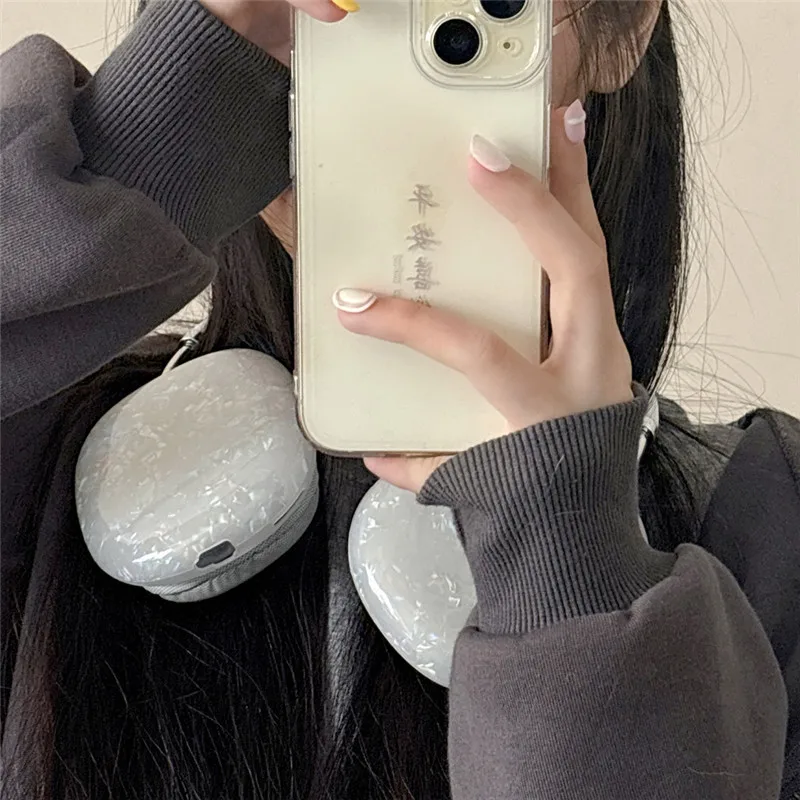 Glitter Dream Shell Marble Protective Case For Apple Airpods Max Earphone Case IMD Headphone For Airpods Max Accessories ﻿