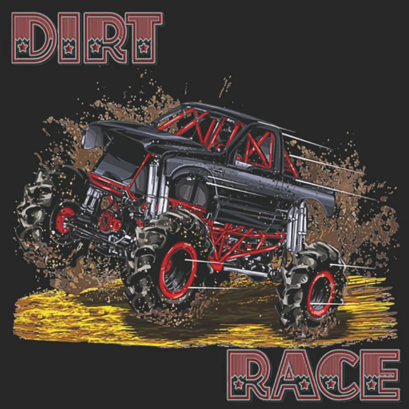 Off Road Adventure American Super Sport Auto Monster Truck T-Shirt 100% Cotton O-Neck Short Sleeve Summer Casual Mens T-shirt