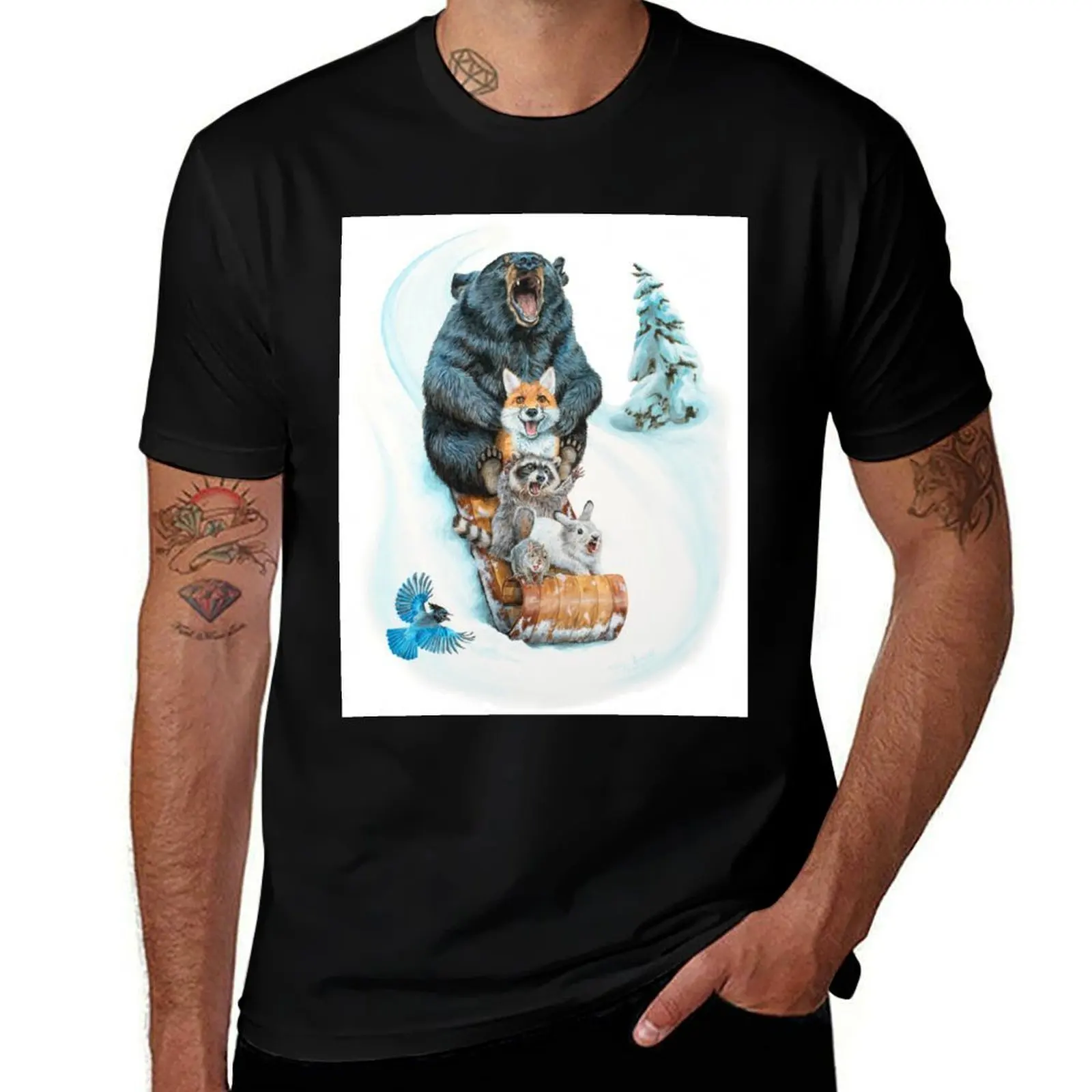 The Big Hill by Holly Simental T-Shirt Summer Casual Loose T-Shirt