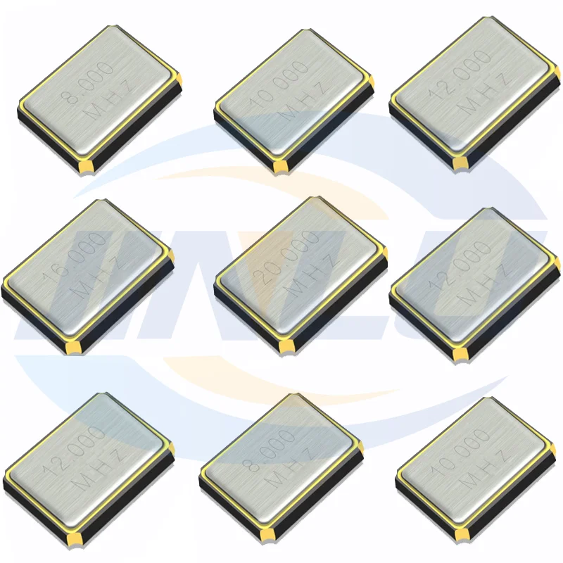 10 قطعة 3225 السلبي الكوارتز الرنان الكريستال مذبذب المعادن SMD 4pin 8Mhz 10m 11.0592M 11.2896m 12M 12.288M 13m 13.2256M