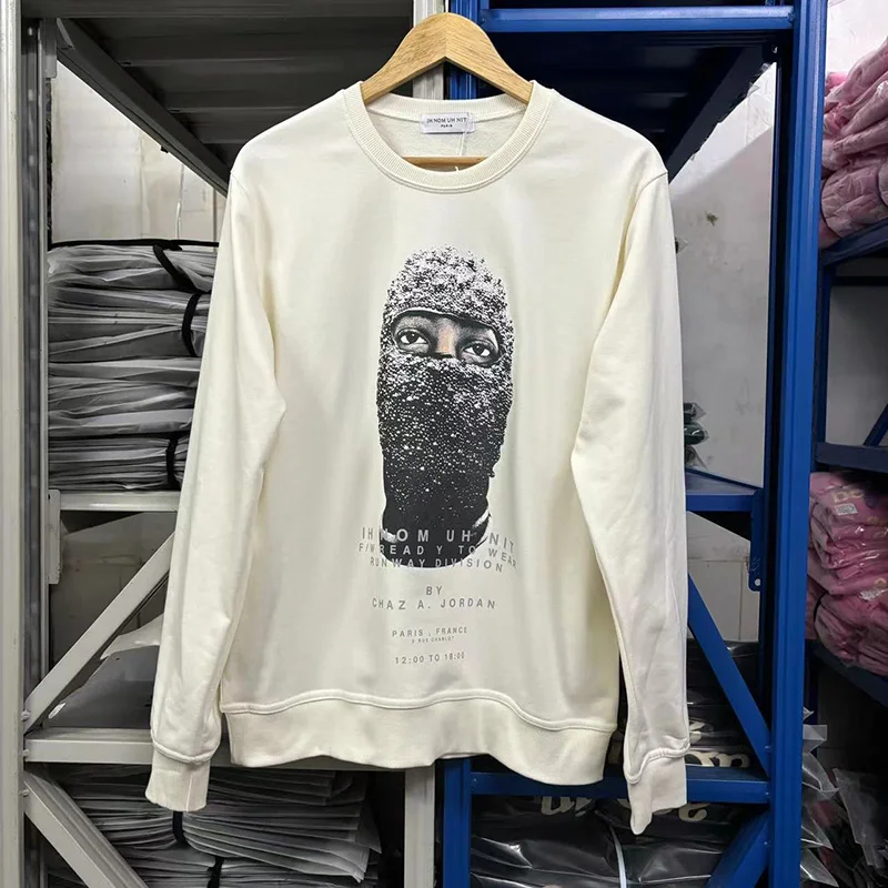 

Best Quality IH NOM UH NIT Hoodies Masked Men Printing Men Woman Chaopai High Street Loose Casual O-Neck Sweatshirts