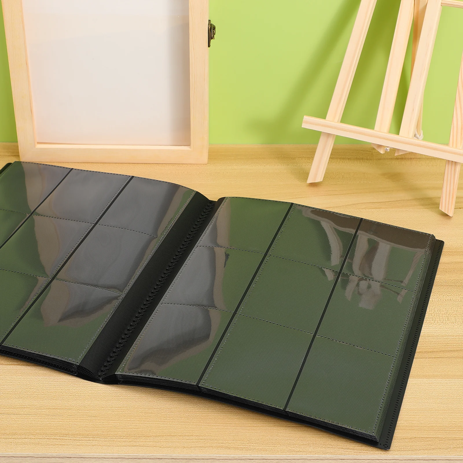 ألبوم بطاقات التداول 120 صفحة 9 جيوب لكل ورقة حافظة PP قوية لتنظيم بطاقات كرة القدم الرياضية والبيسبول وكرة السلة