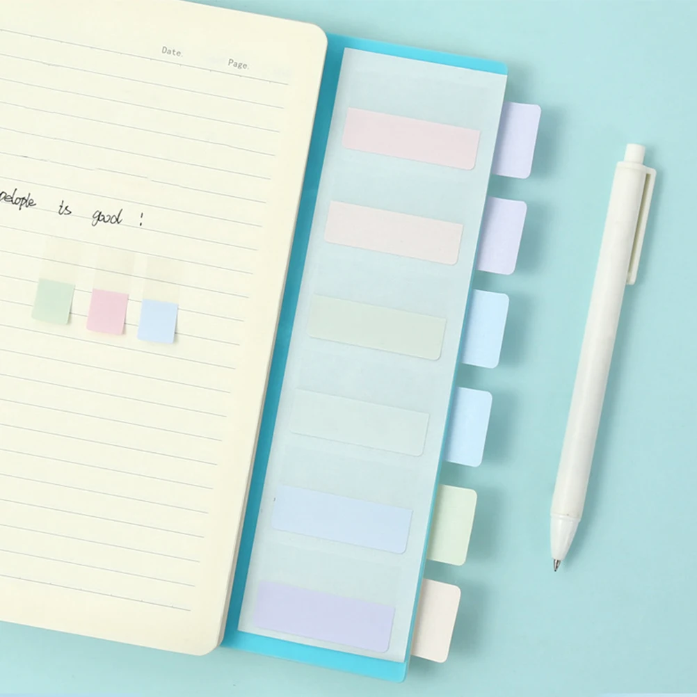 

300 pcs Book Tabs Index Sticky Tabs Page Markers For Notebooks Diaries Files Easy Peel Write Home Office School Use Sticky