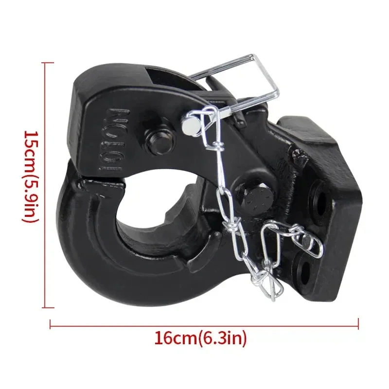 Premium 22000Lbs Forged Tow Hook 4X4 Off Road Trailer Hitch Towing Auto Exterior Accessories