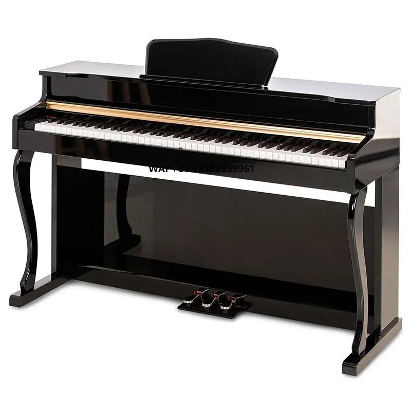 Luxury Professional Digital Piano with Plastic Construction Compact Design USB/MIDI Capability Sustain Pedal-White