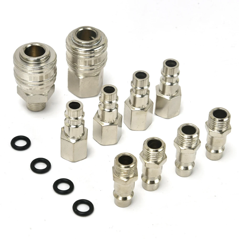 Air Hose Connector Air Compressor Connectors Easy Slide Back Collar Heightened Productivity Compressor 45mm 1.77 In