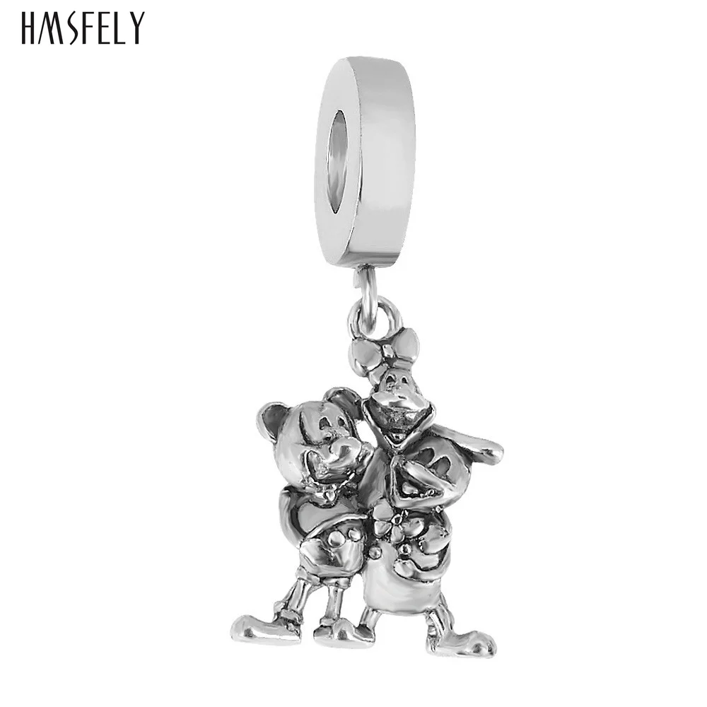 

HMSFELY Stainless Steel Warm Family Pendant For DIY Bracelet Necklace Jewelry Making Accessories Bracelets Parts