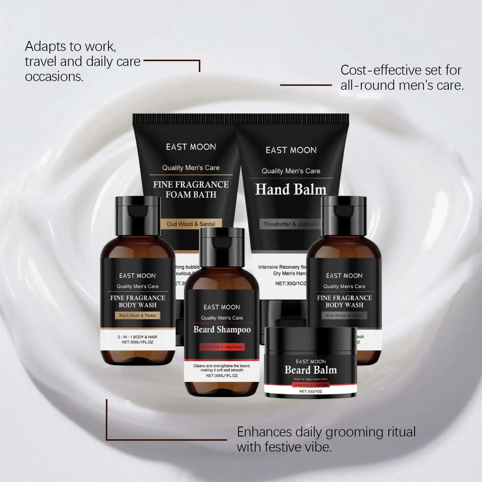 إيست مون مان عيد الميلاد مجموعة العناية بالجسم طبعة محدودة قفل الترطيب العميق إصلاح الجورب الجاف ستوفير هدية جل الاستحمام أطقم