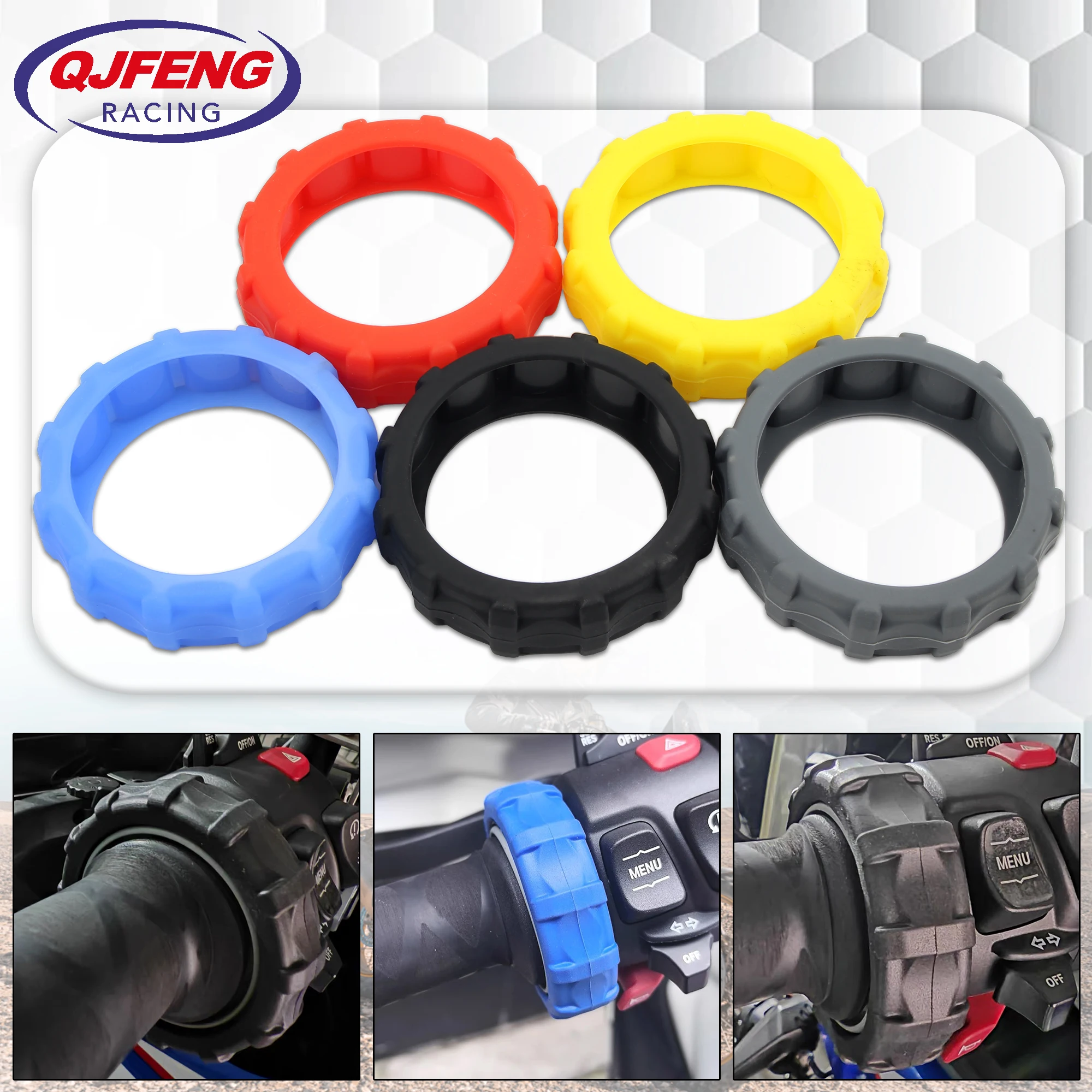 

Motorbike Rubber Cover Enduro Handlebar Controller Protector For BMW F750GS R1250R C400GT S1000RR R1200R F900GS R1200RT