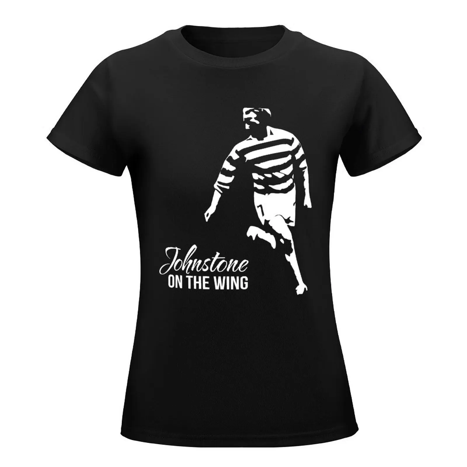 Johnstone On The Wing - Jinky T-Shirt funnys vintage black t-shirts for Women