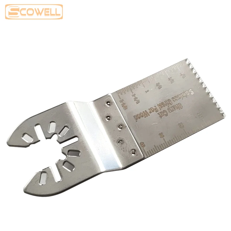Hojas de sierra oscilantes de acero inoxidable para madera, plástico, Metal blando, 10 unids/lote, 32mm, 35% de descuento, envío gratis