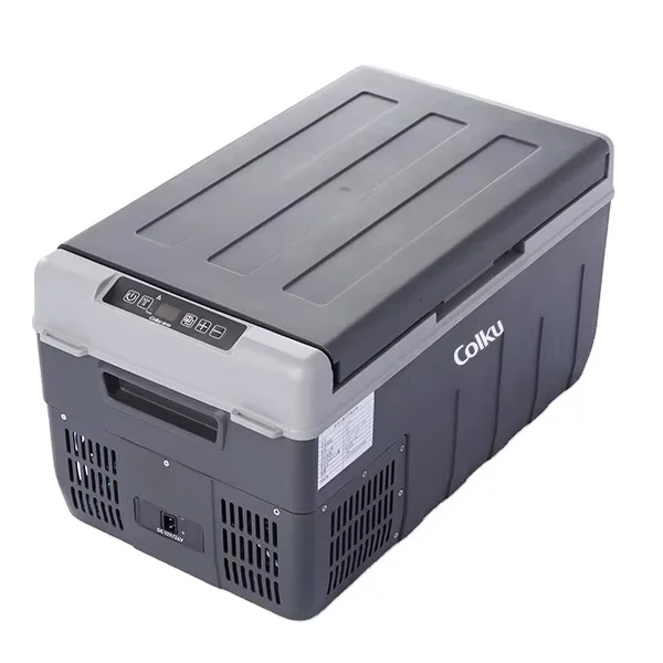 

Good Price Car Fridge 12V 24V Automotive Refrigerator 20L Truck Freezer With Portable Hidden Handle