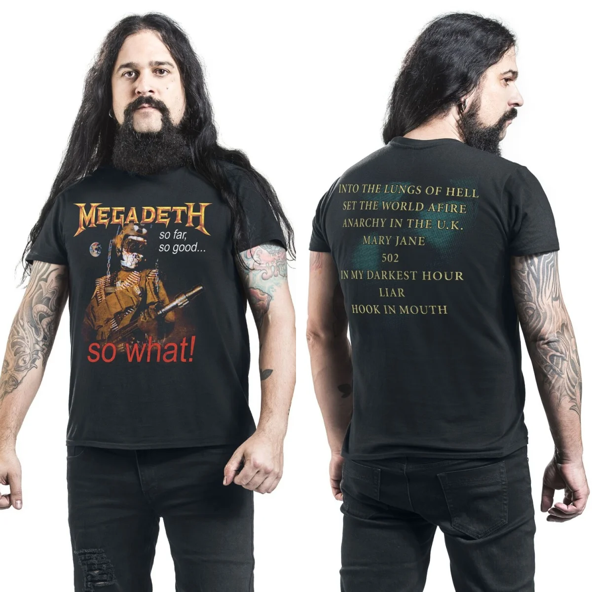 Camiseta de algodón con gráfico de Megadeth, camiseta Unisex de manga corta de verano, camiseta de marca a la moda, camisetas Vintage informales de lujo