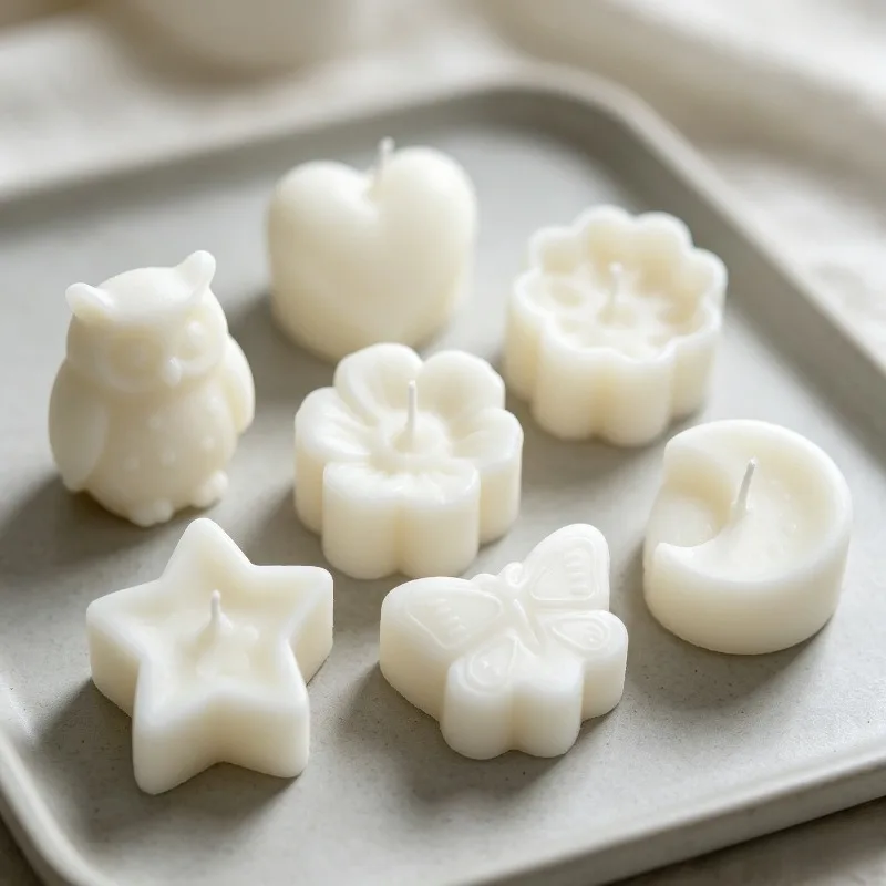 Silicone molds, multi-pattern casting molds, with patterns such as star shapes, crescent shapes, and butterfly shapes DIY molds.