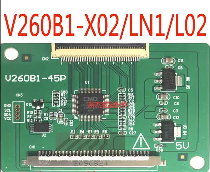 Kostenloser Versand! Original V260B1-C01 Logik platine V260B1-L01/ln1/l02 Bildschirm 55 Pin oder 45 Pin Flach kabel