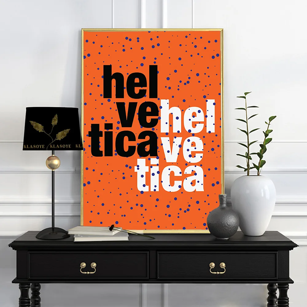 Modern Minimalist Typography Poster Print Art Wall Picture Lounge Office Studio Canvas Painting Decor