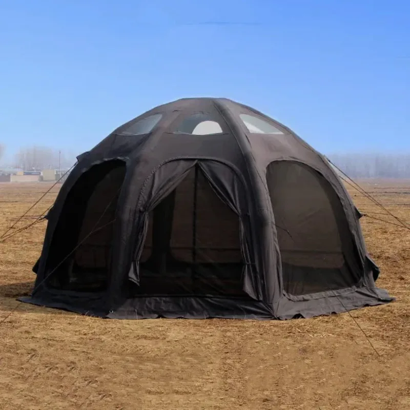

Inflatable Camping Dome Tent Waterproof UV Protection Dome Air Tent Large Windproof Outdoor Dome Tent Luxury Glamping Shelter