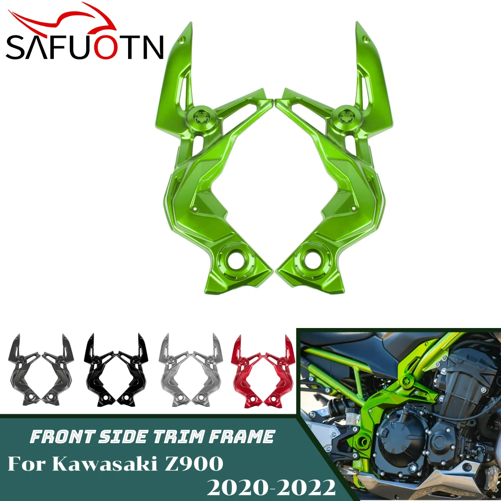 

Z900 Front Side Trim Frame Body Cover Panel For Kawasaki Z 900 2020 2021 2022 2023 2024 Motorcycle Engine Fairing Accessories