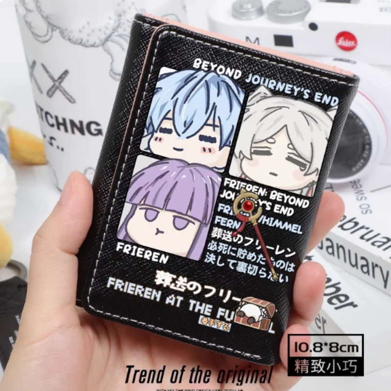 Anime Frieren: Beyond Journey's End Fashion Wallet PU Purse Card Holder Hasp Money Bag Cosplay Gift B1821