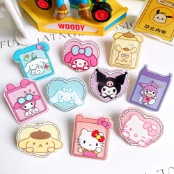 10 Pcs New Kawaii Cartoon Animal Kitten Peach Heart Series Acrylic Scrapbook Diy Jewelry Children Gift Hairpin Accessories A102