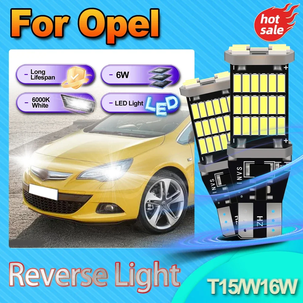 

High Quality W16W Reverse Light Ampoule 6W T15 Backup Lamp Bulb 12V Long Lifespan For Opel Astra J Corsa D Insignia A Mokka