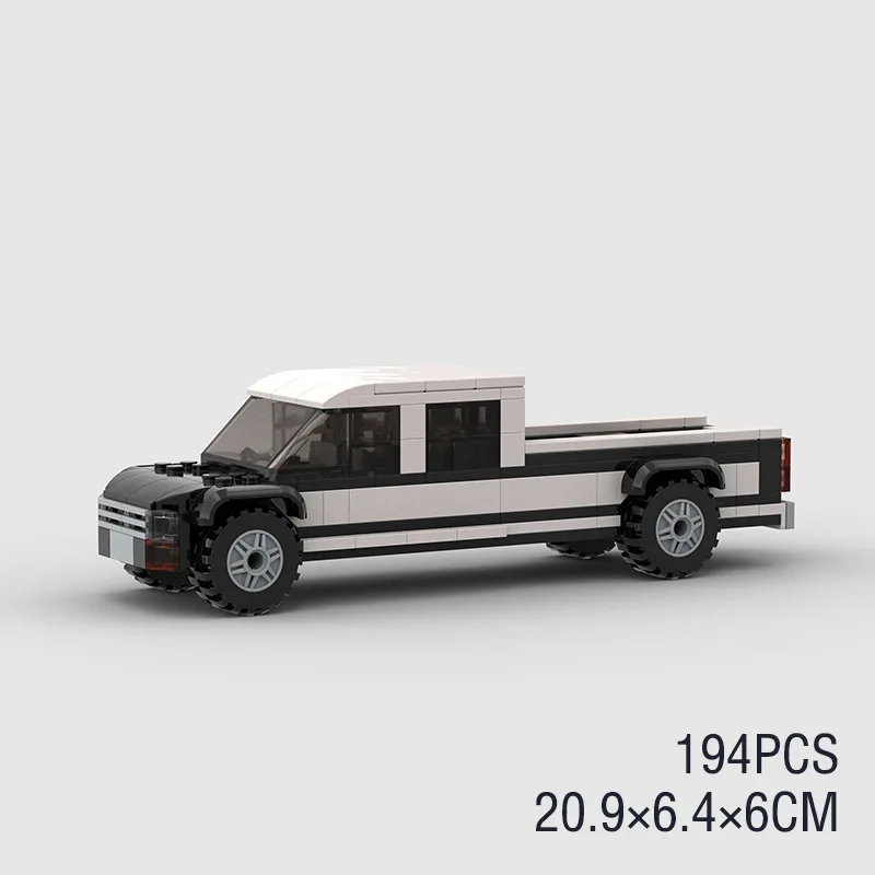 

MOC Caravan Camping Trailer for F-250 Pickup off-road vehicle SUV Cars Building Blocks Cars Model Home Decor