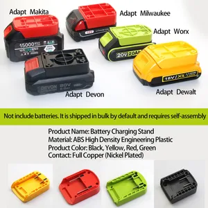 DIY -Adapter -Basiskonverter, Schalenkopfladung, Makita, Dewalt, Worx, Milwaukee, 18 -V -Lithium -Batterieanschluss, 1PC 10 Hauptverkaufshammer -Worx - №5