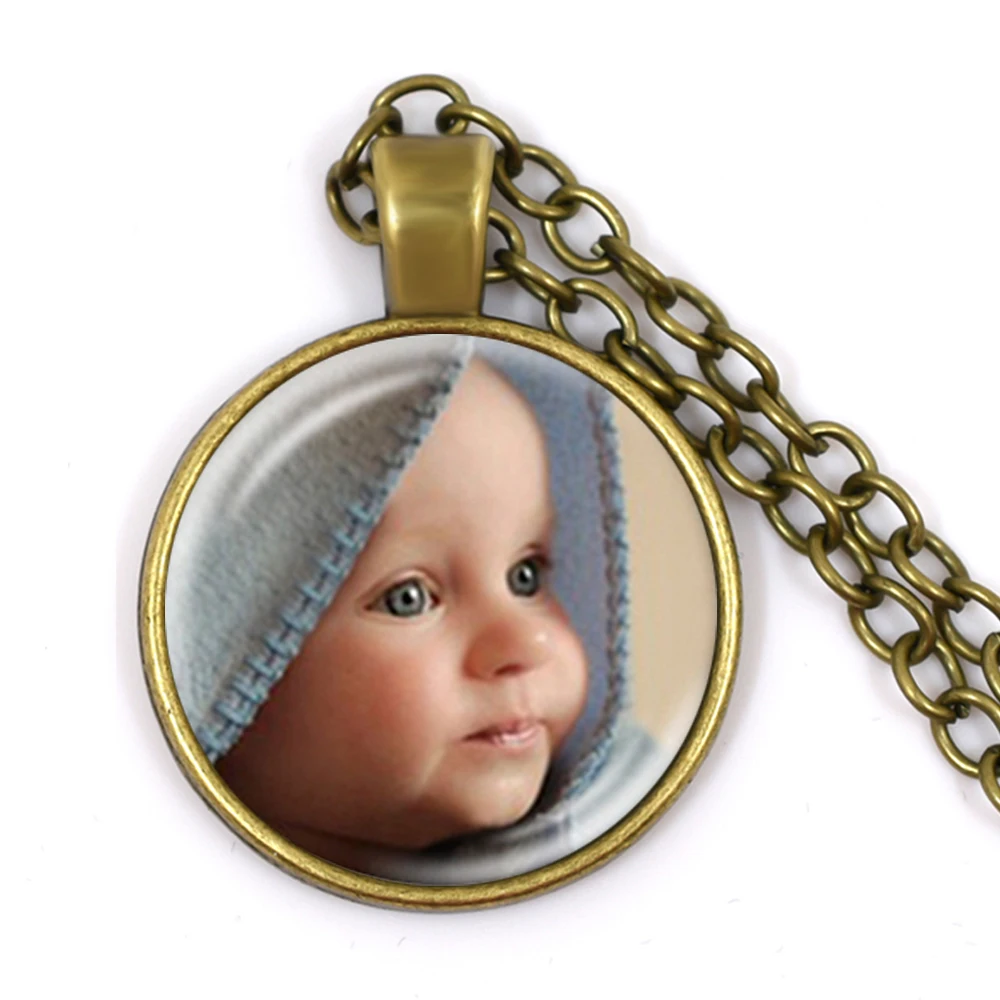 Kişiselleştirilmiş özel kolye fotoğraf anne baba bebek çocuk büyükbaba ebeveynler için özel tasarlanmış fotoğraf hediye aile yıldönümü hediyesi