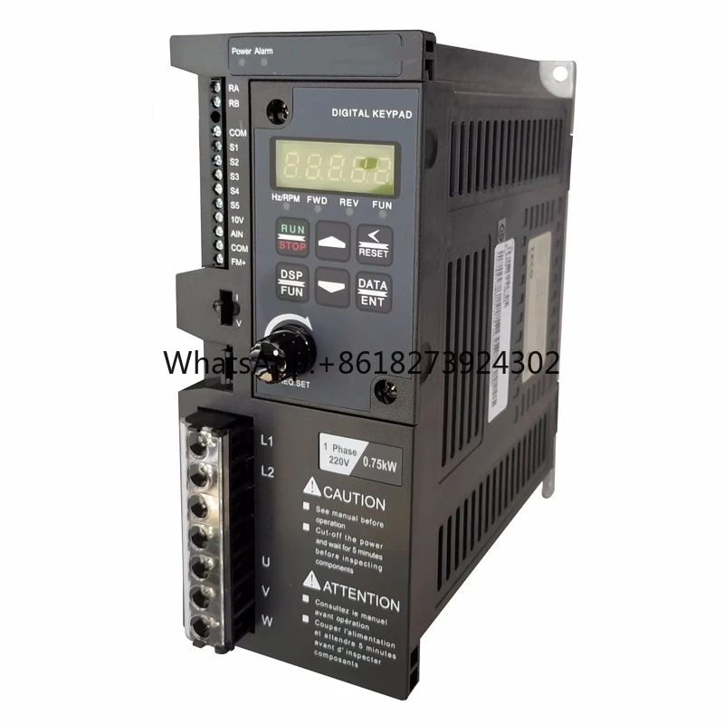 Inverter VFD Frequency AC Drive S310-2P5-H1DC 1 Phase 220V 3.1A 0.4KW 0.5HP