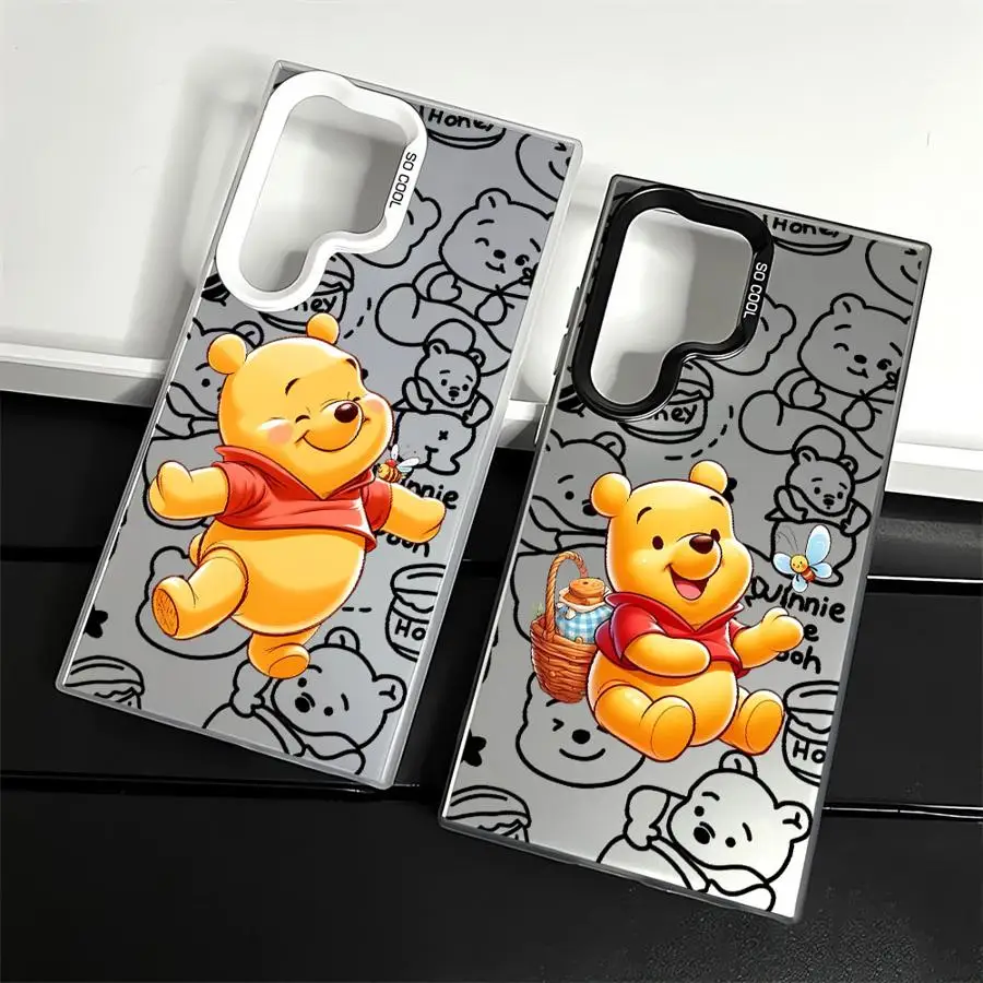 

Phone Case for Samsung Galaxy S22 Ultra S24Ultra S20 FE S23 S25Plus S24 FE S21 Note 20 Ultra S25 Soft Cover Disney Winnie The