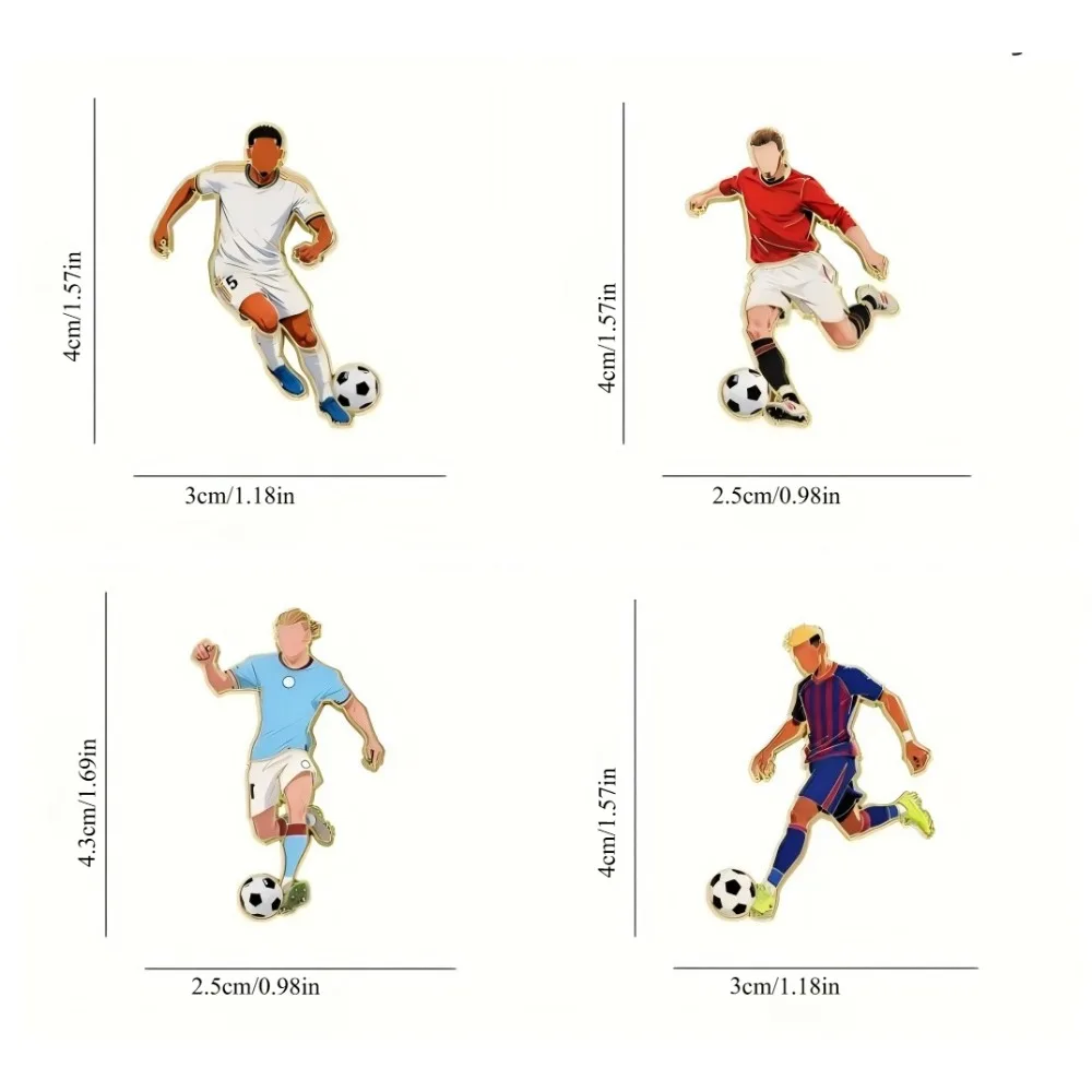 1pc Random Sports Star Charm, Event Souvenir, Clothes & Backpack Pendant for Collectors - Detail 1