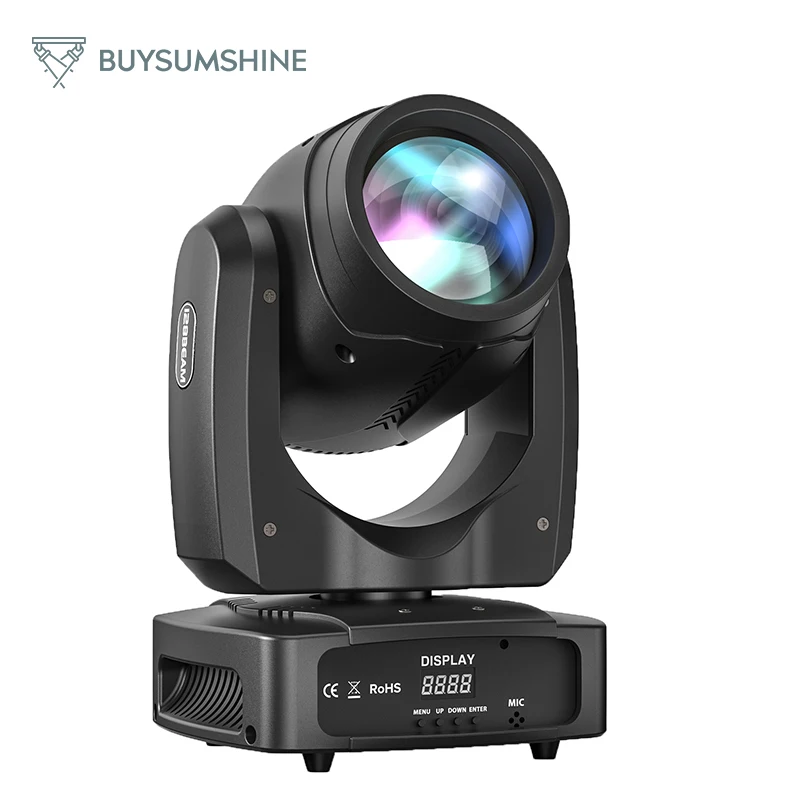 Buysumshine 150W Beam Moving Head Light 11/13CH Channel DMX512 Moving Head Light for DJ Bar Disco Party Nightclubs Stage Light