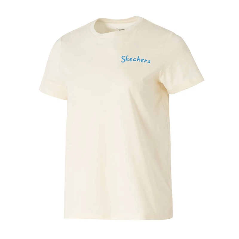 

Skechers Women's Knitted T-Shirt Loose Breathable Round Neck Daily Outdoor Fitness Training Running Top P225W303-00Na