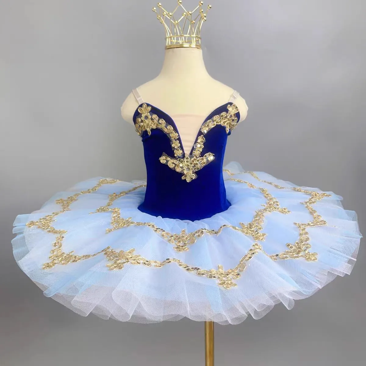 children's-ballet-skirt-performance-costume-swan-lake-ballet-performance-outfit-girl's-small-swan-strap-t-skirt-polyester-fiber