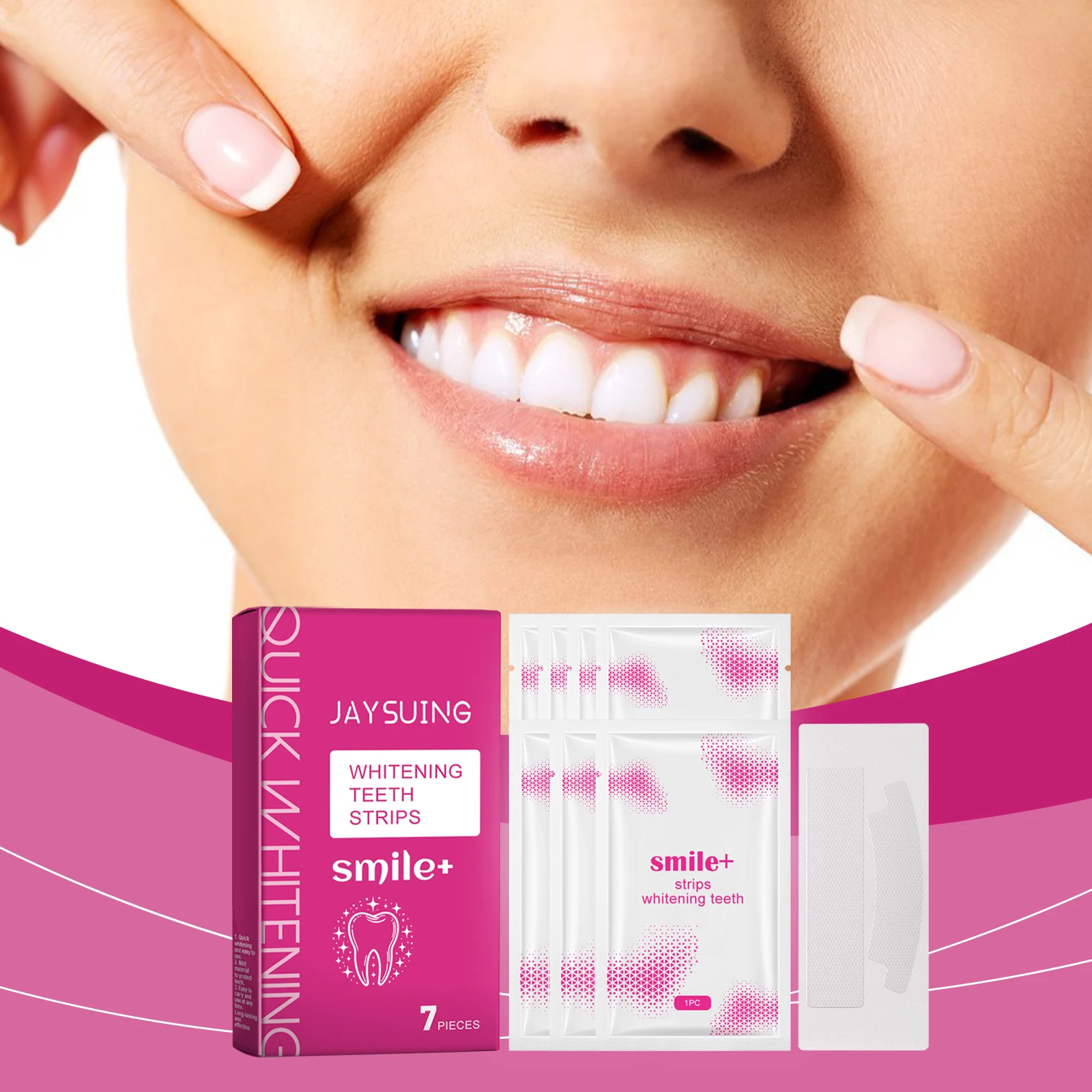 

Teeth Brightening Patch Removing Dental Plaque Reduce Tooth Stains Cleaning Freshens Breath Eliminate Yellowing Oral Care Patch