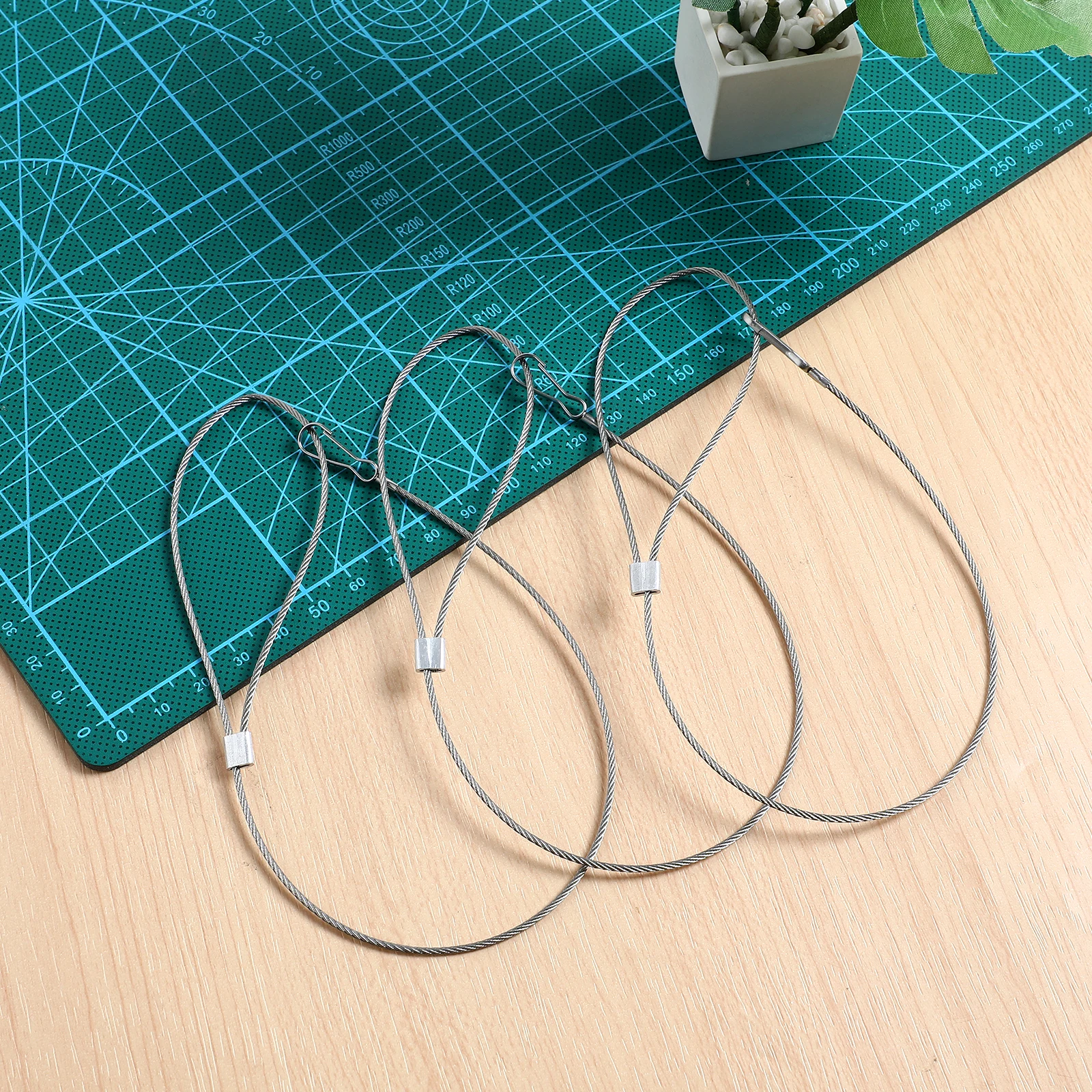 

3 pcs Stainless Steel Gate Latch Cable Pull Extra Long Door Bolt Rope Fence Lock Cord Adjustable Metal Garage Door Hardware Easy