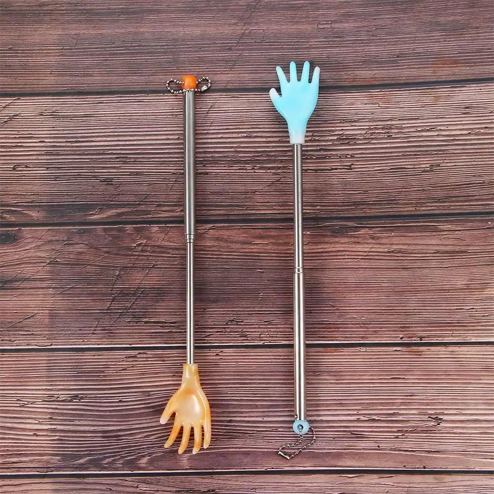 

alloy Blue Yellow Five finger shape PP Finger-Like Extendable Massage Stick Scratching Backscratcher Telescoping Back Scratcher