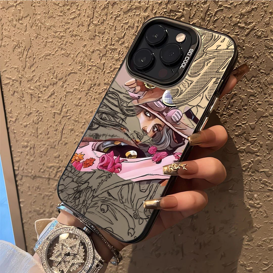 Hot Anime JoJo Bizarres Adventures Phone Case for Samsung Galaxy S25 S24 S23 S22 Note20 Ultra Edge Plus 5G Anti Fall Matte Cover - náhled 5