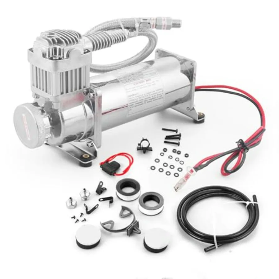 

Сверхмощный универсальный воздушный рожок 200PSI, комплект шлангов 1/4NPT, совместимый с подвеской/воздушной подушкой/дорожным рожком, 12 В постоянного тока, 480C