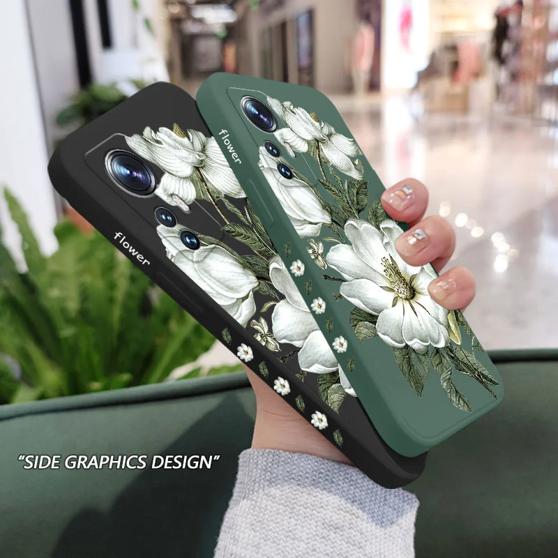 Wild Flowers Phone Case For Xiaomi Mi 14 13 13T 12 11 Ultra 10 12T 11T 10T  Pro Lite Poco F5 F4 X4 M4 F3 X3Pro 4G 5G GT Cover