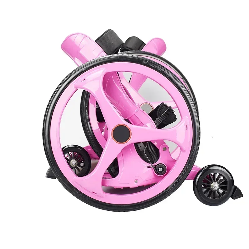 

Обновление Обновление Спорт на открытом воздухе Уличные скольжения Резиновые роликовые коньки 16 дюймов 2 больших колеса Обувь для роликового катания Размер 34-43 см Freeline Sk