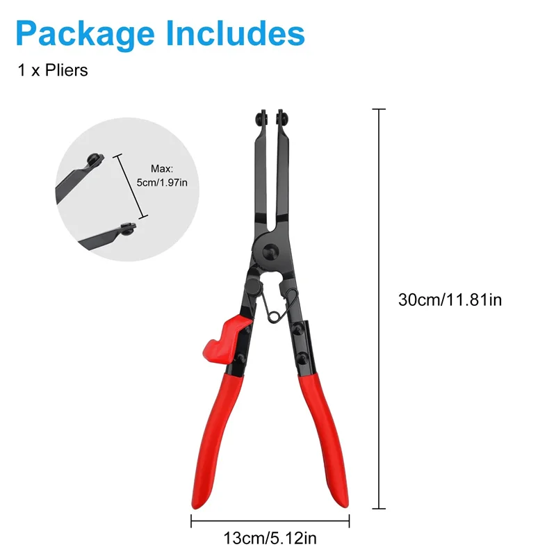 Car Exhaust Pipe C Clamp Removal Plier Spreading Plier Retrofit Demolition Plier Auto Special Repair Tool