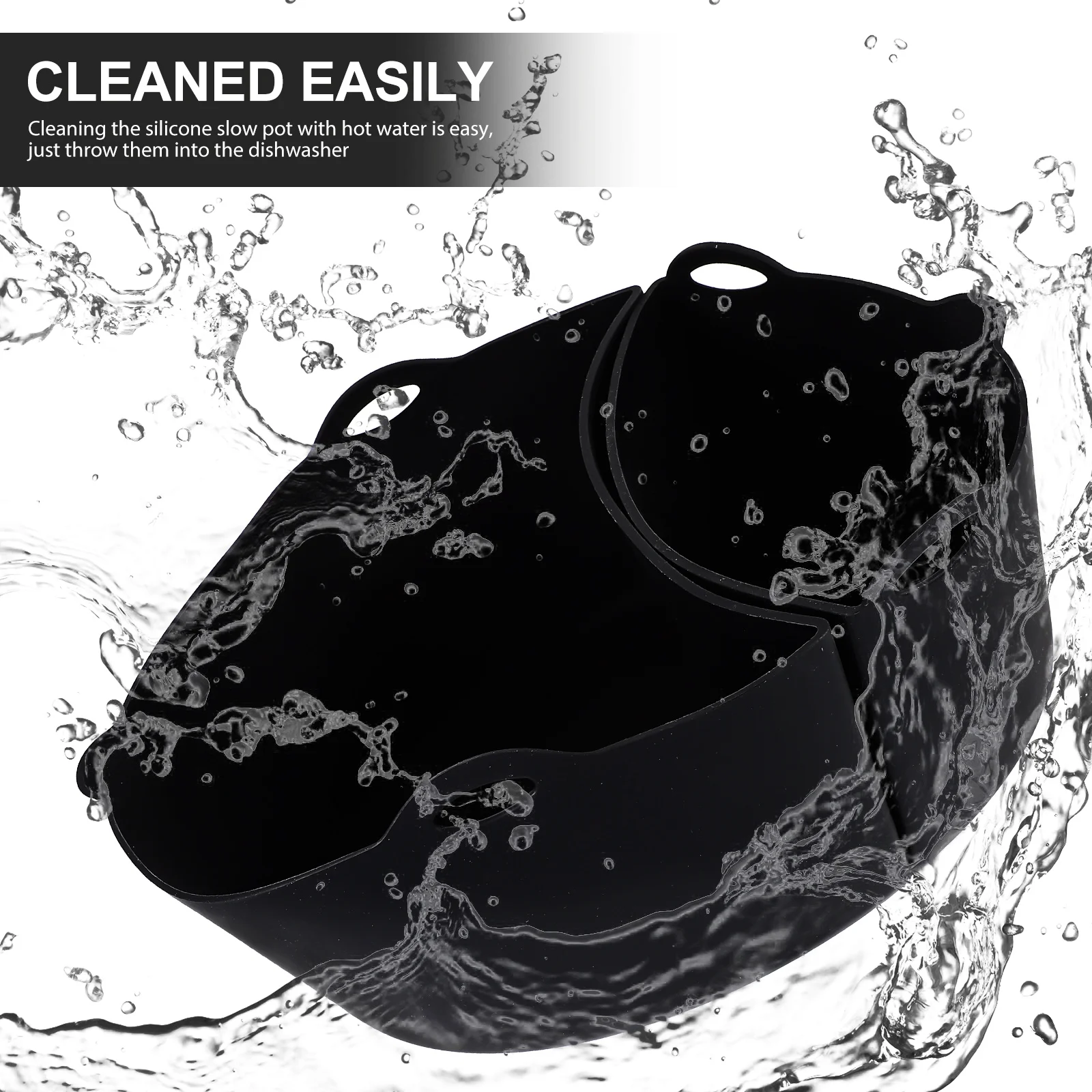 

Reusable Silicone Silicone Slow Cooker Liner Kitchen Pot Divider Insert Multipurpose Stove Slow Cooker Accessories